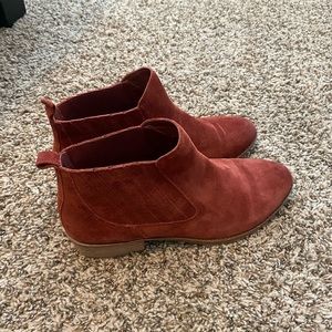 Gianni Bini GB red booties, size 11